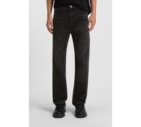 Regular-fit-Jeans HUGO BLUE "Jonah", Herren, Gr. 32, Länge 34, charcoal015, Denim/Jeans, Obermaterial: 100% Baumwolle, unifarben, regular fit lang, Jeans, regular fit (36270819-32) charcoal015