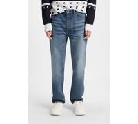 Regular-fit-Jeans HUGO "Jonah", Herren, Gr. 32, Länge 32, blau (medium blau424), Denim/Jeans, Obermaterial: 100% Baumwolle, unifarben, regular fit lang, Jeans, Regular Fit, used washed, gerades (45396