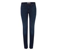 Regular-fit-Jeans ICHI "Damen Jeans IHERIN", Damen, Gr. 27, Länge 32, blau (medium blau), Obermaterial: 98% Baumwolle CO. 2% Elasthan EL., Jeans (40024212-27) medium blau