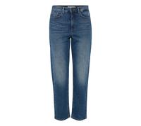 ICHI Jeans IHTWIGGY Raven Damen – Denim, Stretch, gerader Schnitt, Crop-Länge – Gr. 32 Medium Blue