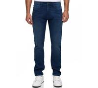 Regular-fit-Jeans INDICODE "INCoil", Herren, Gr. 38, Länge 34, work blau, Denim/Jeans, Obermaterial: 77% Baumwolle, 21% Polyester, 2% Elasthan, Abriebeffekte, regular fit knöchellang, Jeans, Baumwollm