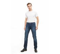 Regular-fit-Jeans INDICODE "INPittsburg", Herren, Gr. 33, Länge 32, blau (dunkelblau), Denim/Jeans, Obermaterial: 98% Baumwolle, 2% Elasthan, Abriebeffekte, slim fit, Jeans (71349852-33) dunkelblau