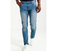 Regular-fit-Jeans INDICODE "Tony", Herren, Gr. 28, Länge 34, blau, Denim/Jeans, Obermaterial: 98% Baumwolle, 2% Elasthan, Abriebeffekte, regular fit lang, Jeans, Baumwollmischung, regular fit (9450814
