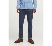 Regular-fit-Jeans JACK & JONES "JJICLARK JJEVAN AM 795 NOOS", Herren, Gr. 30, Länge 34, blau (blau, denim), Denim/Jeans, Obermaterial: 98% Baumwolle, 2% Elasthan, Abriebeffekte, regular fit normal, Je