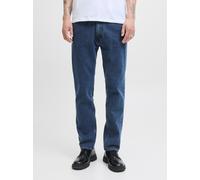 Regular-fit-Jeans JACK & JONES "JJICLARK JJEVAN CB 179 NOOS", Herren, Gr. 32, Länge 30, blau (blau denim), Denim/Jeans, Obermaterial: 77% Baumwolle, 22% Lyocell, 1% Elasthan, unifarben, regular fit kn