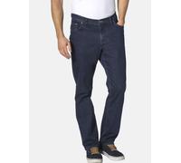 Regular-fit-Jeans JAN VANDERSTORM "Tiefbundjeans JAAME", Herren, Gr. 34, N-Gr, blau (dunkelblau), Obermaterial: 98% Baumwolle CO. 2% Elasthan EL., comfort fit, Jeans (22108758-34) dunkelblau
