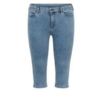 Regular-fit-Jeans KAFFE CURVE "Damen Jeans KCvilana", Damen, Gr. 44, N-Gr, blau (washed blau denim), Obermaterial: 81% Baumwolle CO. 17% Polyester PES. 2% Elasthan EL., Jeans (68341658-44) washed blau