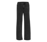 Regular-fit-Jeans KAFFE "Damen Jeans KAkarla", Damen, Gr. 32, N-Gr, schwarz (schwarz washed denim), Obermaterial: 75% Baumwolle CO. 13% Viskose CV. 10% Polyester PES. 2% Elasthan EL., Jeans (72799606-