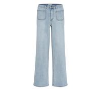 Regular-fit-Jeans KAFFE "Jeans KAbrook", Damen, Gr. 30, Länge 32, blau (light blau washed denim), Obermaterial: 75% Baumwolle CO. 13% Viskose CV. 10% Polyester PES. 2% Elasthan EL., Jeans (90657347-30