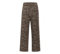 Regular-fit-Jeans KAFFE "Jeans KAleondra", Damen, Gr. 38, N-Gr, beige (feather gray, schwarz animal), Obermaterial: 98% Baumwolle CO. 2% Elasthan EL., Jeans (60566142-38) feather gray, schwarz animal