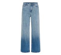 Regular-fit-Jeans KAFFE "Jeans KAmiala", Damen, Gr. 36, N-Gr, blau (light blau denim ombre), Obermaterial: 98% Baumwolle CO. 2% Elasthan EL., Jeans (52317853-36) light blau denim ombre