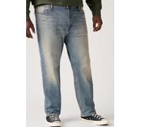 Regular-fit-Jeans LEVI'S PLUS "541 TAPERED", Herren, Gr. 46, Länge 32, 541 ath taper b, t lost in time adv, Denim/Jeans, Obermaterial: 70% Baumwolle, 28% Lyocell, 2% Elasthan, regular fit knöchellang,