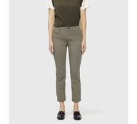 Regular-fit-Jeans MAC, Damen, Gr. 38, Länge 27, beige (olive night), Denim/Jeans, Obermaterial: 88% Baumwolle, 8% Elastomultiester, 4% Elasthan, regular fit normal, Jeans, im Five-Pocket Style (865015