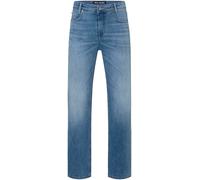 Regular-fit-Jeans MAC "Rick", Herren, Gr. 31, Länge 34, vintage summer blau, Denim/Jeans, Obermaterial: 99% Baumwolle, 1% Elasthan, regular fit knöchellang, Jeans Regular-fit-Jeans, im Five-Pocket Sty
