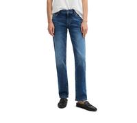 Regular-fit-Jeans MARC O'POLO "aus Bio-Baumwolle-Mix", Damen, Gr. 26, Länge 32, blau (salt and pepper mid blau wash), Obermaterial: 90% Baumwolle, 9% Polyester, 1% Elasthan, unifarben, regular fit nor