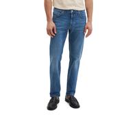 Regular-fit-Jeans MARC O'POLO "aus Bio-Baumwolle-Mix", Herren, Gr. 30, Länge 30, blau (dunkelblau), Obermaterial: 86% Baumwolle, 12% Polyester, 2% Elasthan, unifarben, regular fit normal, Jeans (54862
