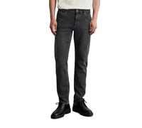 Regular-fit-Jeans MARC O'POLO "aus elastischem Soft-Touch-Denim", Herren, Gr. 33, Länge 34, grau (medium grau), Obermaterial: 98% Baumwolle, 2% Elasthan, unifarben, skinny fit normal, Jeans (22048128-