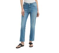 Regular-fit-Jeans MARC O'POLO "aus leichtem Stretch-Denim", Damen, Gr. 29, Länge 32, blau (light blau), Obermaterial: 86% Baumwolle, 12% Polyester, 2% Elasthan, unifarben, regular fit knöchellang, Jea