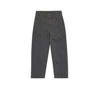 Regular-fit-Jeans MINYMO "Regular-fit-Jeans MIJeans Regular", Mädchen, Gr. 110, N-Gr, schwarz (grau schwarz), Obermaterial: 80% Baumwolle CO. 19% Polyester PES. 1% Elasthan EL., Jeans (57764556-110) g