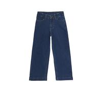 Regular-fit-Jeans MINYMO "Regular-fit-Jeans MIJeans wide loose fit", Mädchen, Gr. 134, N-Gr, blau (denim), Obermaterial: 80% Baumwolle CO. 19% Polyester PES. 1% Elasthan EL., Jeans (75462225-134) deni
