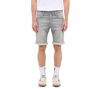 Regular-fit-Jeans MUSTANG "Herren Style Chicago Shorts", Herren, Gr. 30, grau (842 dunkelgrau), Denim/Jeans, 83% Baumwolle, 15% Polyester, 2% Elasthan, unifarben, regular fit, Jeans (61726839-30) 842 