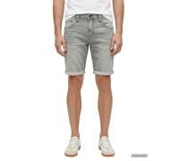 Mustang Jeans-Short Chicago in grau mit Kontrastnähten W33 Regular Fit