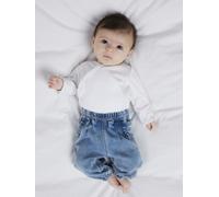Name It Jeans NBFROSE R FRILL 1550-TO NOOS - Regular Fit Mädchen Gr. 86 blau (medium blau denim)