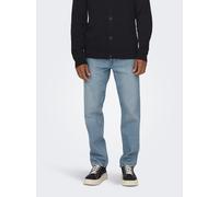 ONLY & SONS Herren Jeans ONSEDGE Loose 6986 - Relaxed Fit - Blau - Light Blue, Größe:28W / 30L, Farbvariante:Light Blue Denim 22026986