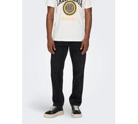 ONLY & SONS Male Locker geschnitten ONSEDGE Loose BLK OD 6985 DNM Jeans NOOS