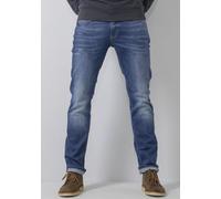 Regular-fit-Jeans PETROL INDUSTRIES "RUSSEL", Herren, Gr. 34, Länge 34, blau (vintage blau), Denim/Jeans, Obermaterial: 86% Baumwolle, 12% Polyester, 2% Elasthan, normal, Jeans, mit Fade-out Effekten
