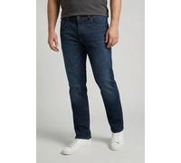 Regular-fit-Jeans PIERRE CARDIN "PC-Laval", Herren, Gr. 38, Länge 34, blau (dunkelblau used mustache), Web, Obermaterial: 81% Baumwolle, 18% Polyester, 1% Elasthan, unifarben, regular fit knöchellang,