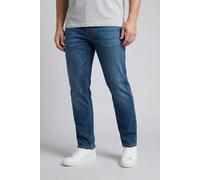 Regular-fit-Jeans PIERRE CARDIN "PC-Laval", Herren, Gr. 40, Länge 32, blau (ocean blau fashion), Web, Obermaterial: 81% Baumwolle, 18% Polyester, 1% Elasthan, unifarben, casual, regular fit knöchellan