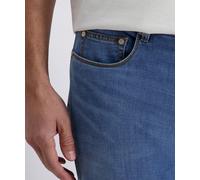 Regular-fit-Jeans PIERRE CARDIN "PC-Lyon tapered Futureflex", Herren, Gr. 40, Länge 34, light blau used, Denim/Jeans, Obermaterial: 92% Baumwolle, 6% Elastomultiester, 2% Elasthan, unifarben, regular 