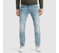 Regular Fit Jeans mit Gürtelschlaufen Modell 'Nightflight' 34/30 men Jeansblau