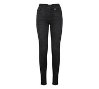Regular-fit-Jeans PULZ JEANS "Jeans PZJOY", Damen, Gr. 29, Länge 30, schwarz (schwarz denim), Obermaterial: 99% Baumwolle CO. 1% Elasthan EL., Jeans (96138267-29) schwarz denim