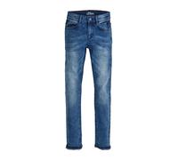 Regular-fit-Jeans S.OLIVER JUNIOR, Jungen, Gr. 164, N-Gr, blau, Denim/Jeans, Obermaterial: 80% Baumwolle, 19% Polyester, 1% Elasthan, regular fit, Jeans, mit authentischer Waschung, Topseller (9660206