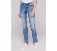 SOCCX Damen Jeans RO:My mit geradem Bein Light Blue 32 34