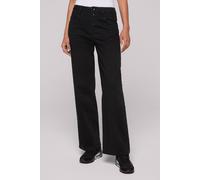 Regular-fit-Jeans SOCCX, Damen, Gr. 34, Normalgrößen, schwarz, Denim/Jeans, Material: 63% Baumwolle, 25% Polyester, 10% Viskose, 2% Elasthan, Zusatz: Enthält nichttextile Teile tierischen Ursprungs (B