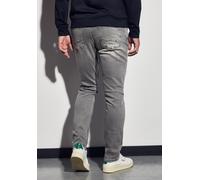 Regular-fit-Jeans STREET ONE MEN, Herren, Gr. 31, Länge 32, grau (mid grau wash), Jeans, 98% Baumwolle, 2% Elasthan, unifarben, lang, Jeans, aus Baumwolle mit Stretchanteil (97843466-31) mid grau wash