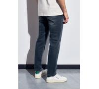 Regular-fit-Jeans STREET ONE MEN, Herren, Gr. 33, Länge 32, schwarz (blau overdyed schwarz wash), Jeans, 98% Baumwolle, 2% Elasthan, unifarben, lang, Jeans, aus Baumwolle mit Stretchanteil (28085028-3