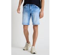 Regular-fit-Jeans STREET ONE MEN, Herren, Gr. 36, light blau wash, Web, 98% Baumwolle, 2% Elasthan, unifarben, kurz, Jeans, 5-Pocket-Style (52711028-36) light blau wash