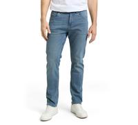 Regular-fit-Jeans TOM TAILOR "JOSH", Herren, Gr. 38, Länge 34, blau grau denim, Denim/Jeans, Obermaterial: 98% Baumwolle, 2% Elasthan, regular fit knöchellang, Jeans, im Five-Pocket Style (15068212-38