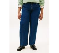 Regular-fit-Jeans TOMMY HILFIGER CURVE "CRV DNM EMI BARREL RW", Damen, Gr. 54, N-Gr, emi, Denim/Jeans, Obermaterial: 100% Baumwolle, unifarben, regular fit normal, Jeans, in großen Größen (95632833-54