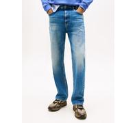 Regular-fit-Jeans TOMMY JEANS "Otis Regular Straight", Herren, Gr. 34, Länge 36, denim medium, Denim/Jeans, Obermaterial: 99% Baumwolle, 1% Elasthan, regular fit lang, Jeans, Gerade geschnittene Jeans