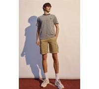 Bermudas STREET ONE MEN, Herren, Gr. 34, coastal sand, Web, 98% Baumwolle, 2% Elasthan, unifarben, regular fit kurz, Hosen Bermudas, aus Baumwolle mit Stretchanteil (38595549-34) coastal sand