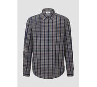 Regular Fit: Kariertes Baumwoll-Hemd mit Kentkragen XL blau 2168131.59N5.XL
