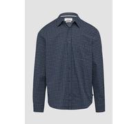 Regular Fit: Kariertes Hemd aus Baumwollstretch mit Brusttasche XL blau 2156027.59N1.XL