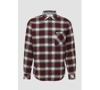 Regular Fit: Kariertes Hemd aus Flanell XL rot|weiß 2170213.36N3.XL