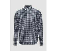 Karohemd S.OLIVER Gr. XXXL, N-Gr, weiß (white blue check) Herren Hemden (86490668-XXXL) white blue check