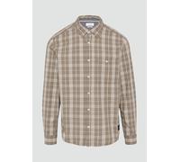 s.Oliver RED LABEL Regular Fit Freizeithemd aus reiner Baumwolle in Beige, Größe M